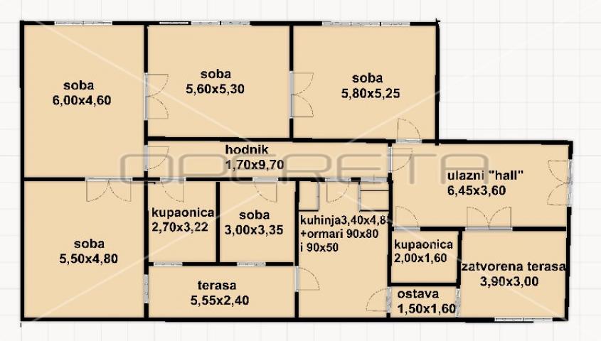 Prodaja, Stan, Centar, Gundulićeva, 5s, 183m2