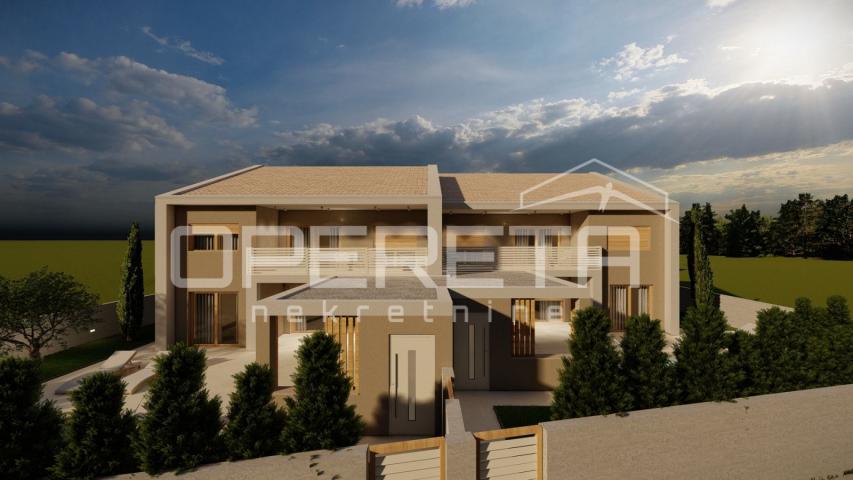 Istra, Vodnjan, završena duplex vila sa bazenom, novogradnja