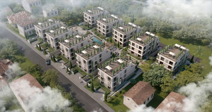 Prodaja luksuznog dvosobnog apartmana 112.95 m² u ekskluzivnom stambenom kompleksu – Tivat, Marići