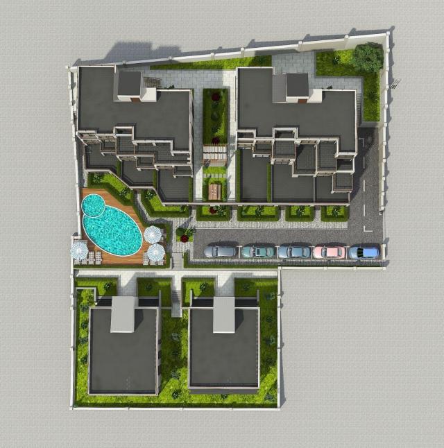Prodaja jednosobnog stana 70.82 m² (45.82 m² stambenog prostora + terasa 25m²)  u novom kompleksu sa