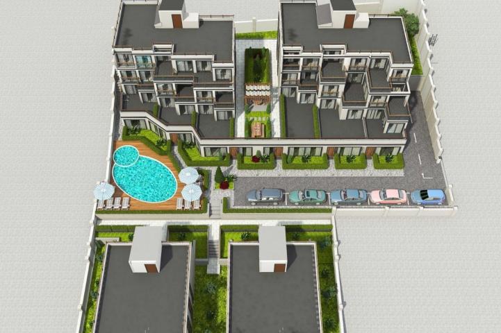 Prodaja jednosobnog stana 70.82 m² (45.82 m² stambenog prostora + terasa 25m²)  u novom kompleksu sa