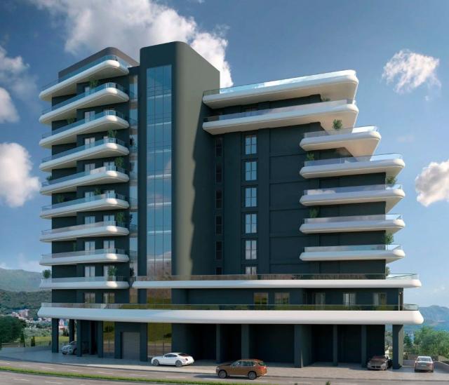 Jednosoban stan 67m2 sa pogledom na more, u novom ekskluzivnom kompleksu, na prvoj liniji mora, Beci