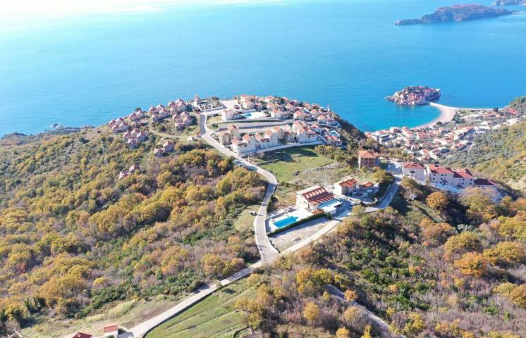 Plac 5343m2 sa pogledom na more Tudorovići, Budva. 