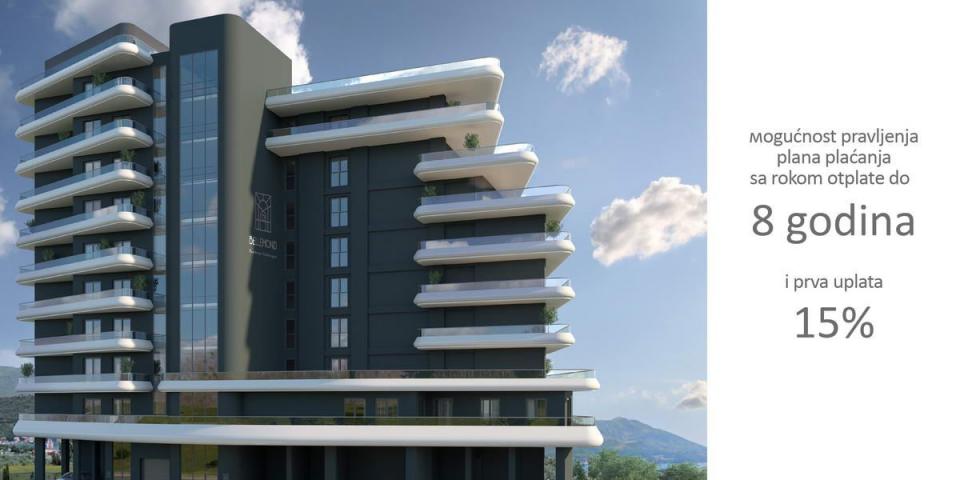 Jednosoban stan 69m2 sa pogledom na more, u novom ekskluzivnom kompleksu, na prvoj liniji mora, Beci