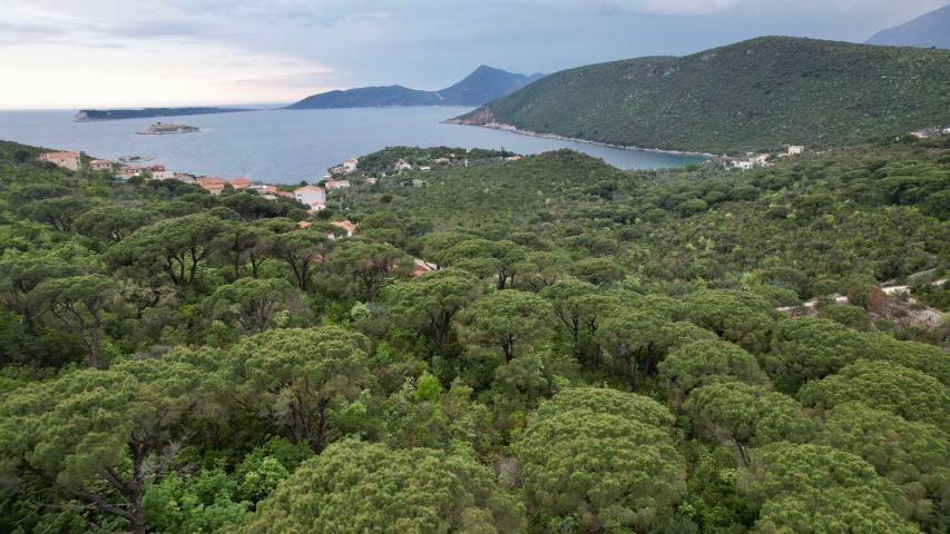 Plac 1,046m2 sa panoramskim pogledom na more u naselju Mirište (Žanjice), Opstina Herceg Novi