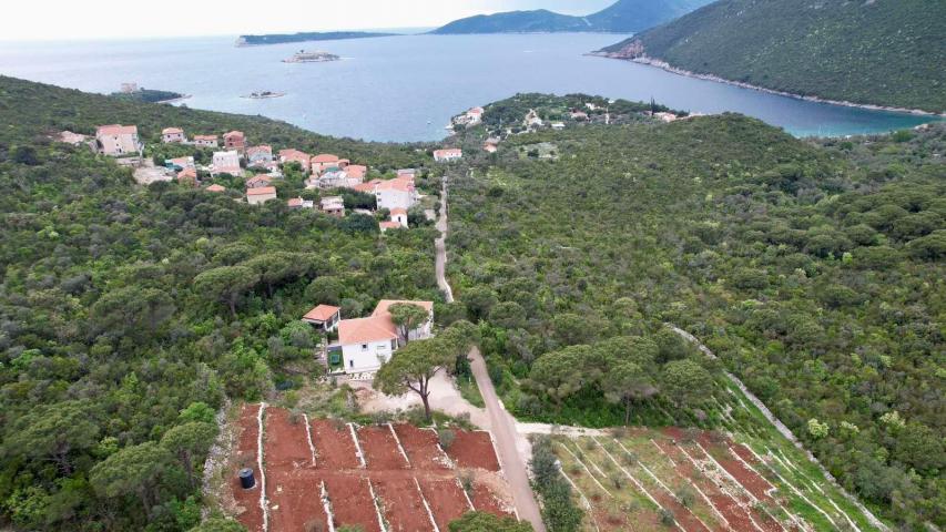 Plac 1,046m2 sa panoramskim pogledom na more u naselju Mirište (Žanjice), Opstina Herceg Novi