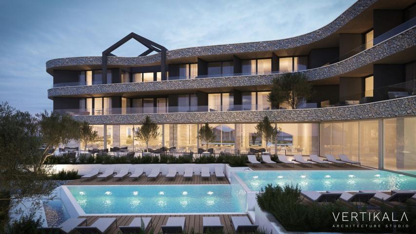 Ekskluzivno zemljište na obali 21.000m² – Krašići, Tivat | Projekat hotela spreman za realizaciju