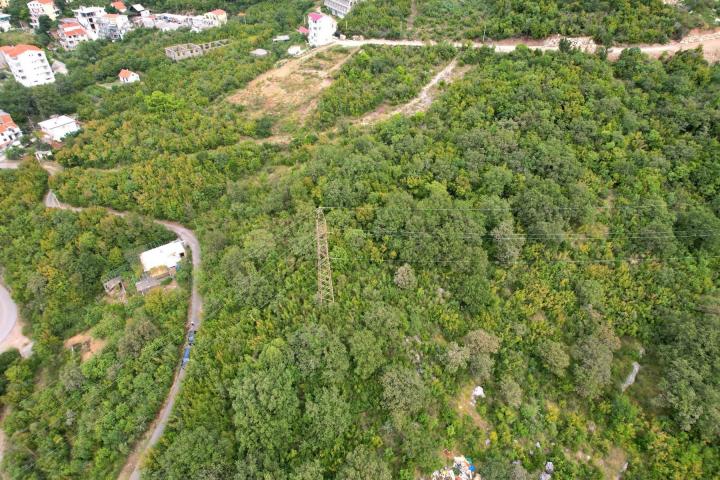 Urbanizovan plac 7708m2 Markovici, Budva