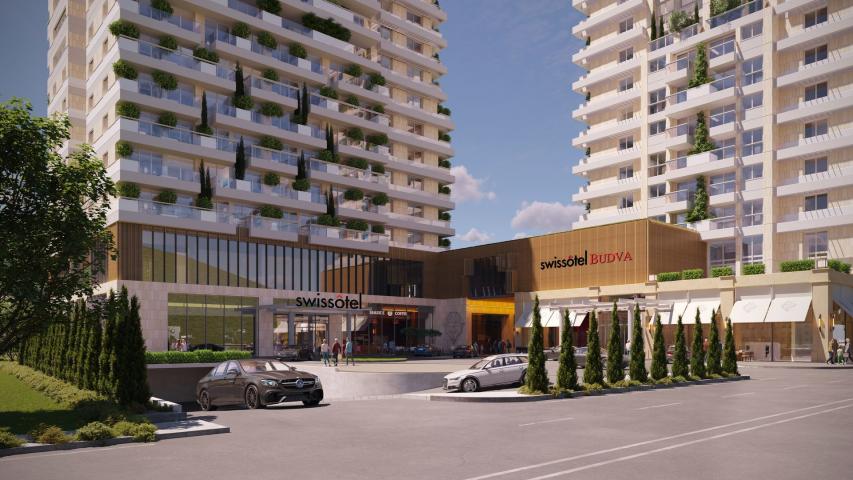 Ekskluzivan jednosoban stan 106.71 m² u novom prestižnom kompleksu na prvoj liniji mora, Budva