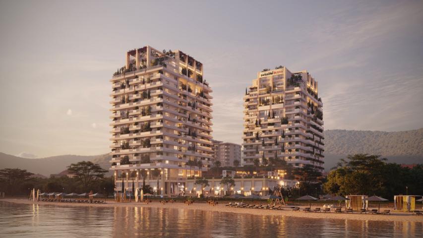 Ekskluzivan jednosoban stan 74.04 m² u novom prestižnom kompleksu na prvoj liniji mora, Budva