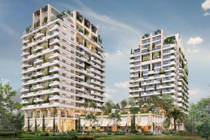 Ekskluzivan jednosoban stan 74.04 m² u novom prestižnom kompleksu na prvoj liniji mora, Budva