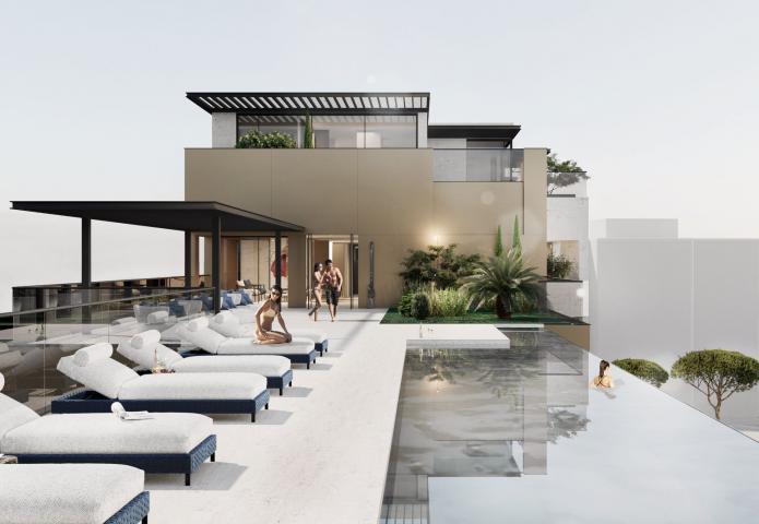 Jednosoban stan u novom luksuznom stambenom kompleksu sa otvorenim bazenom, Tivat, Porto Montenegro