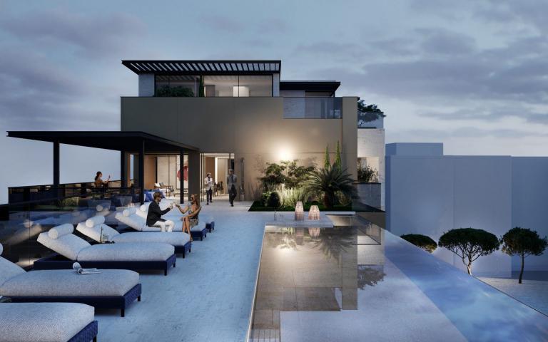Jednosoban stan u novom luksuznom stambenom kompleksu sa otvorenim bazenom, Tivat, Porto Montenegro