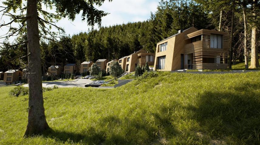 Apartman na 3 nivoa u planinskoj vili 190m2-Kolasin