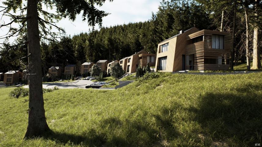 Apartman na 3 nivoa u planinskoj vili 190m2-Kolasin