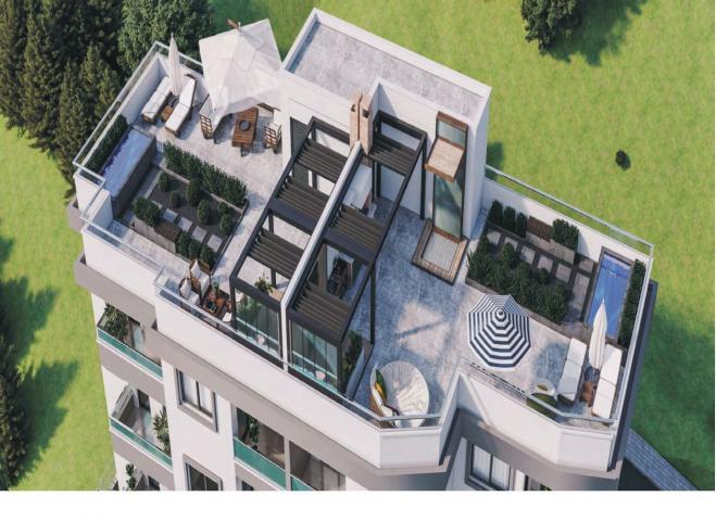 Budva, Komosevina-Dvosoban stan 61.47 m2 sa pogledom na more