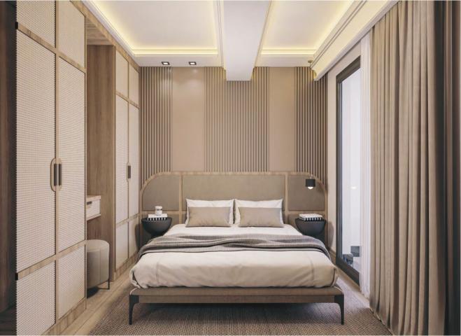 Budva, Komosevina-Dvosoban stan 61.47 m2 sa pogledom na more