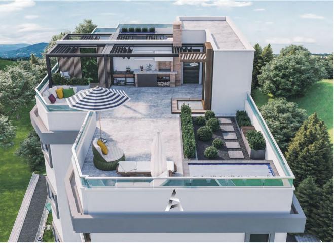 Budva, Komosevina-Dvosoban stan 61.47 m2 sa pogledom na more