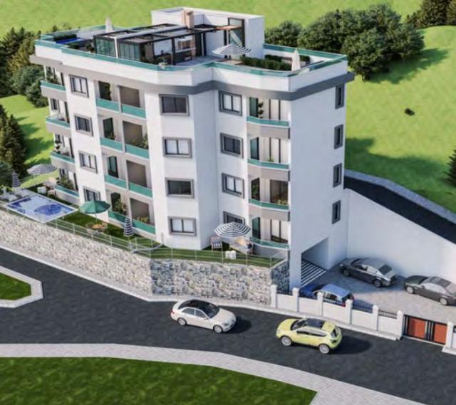 Budva, Komosevina-Trosoban stan 109 m2 + 97m2 terase sa pogledom na more