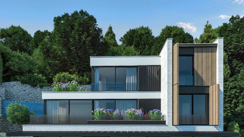 Luksuzna vila 560m2 u novom kompleksu u Tivtu, Donja Lastva, sa pogledom na more, privatnim bazenom 