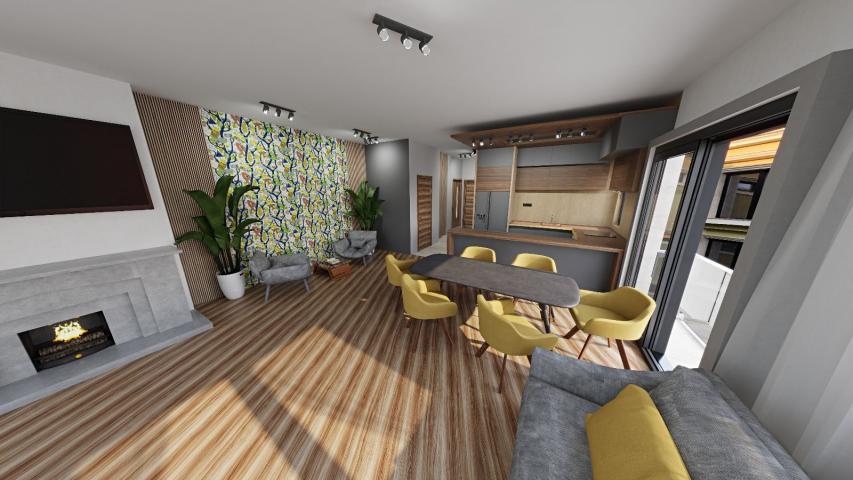 Prodaja kompleksa u izgradnji sa bazenom i panoramskim pogledom u Markovićima, Budva - 3600m²