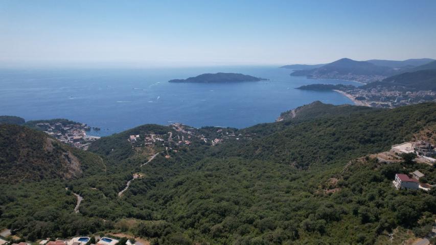 Kuljače, Budvanska Rivijera – Plac sa Panoramskim Pogledom na More 7727 m² za Izgradnju Luksuznih Vi