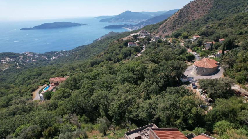 Kuljače, Budvanska Rivijera – Plac sa Panoramskim Pogledom na More 7727 m² za Izgradnju Luksuznih Vi