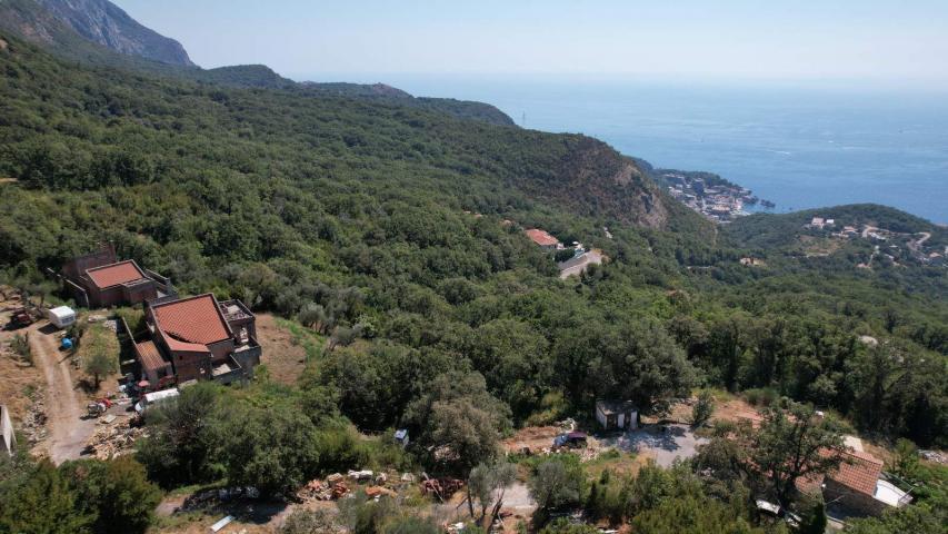 Kuljače, Budvanska Rivijera – Plac sa Panoramskim Pogledom na More 7727 m² za Izgradnju Luksuznih Vi
