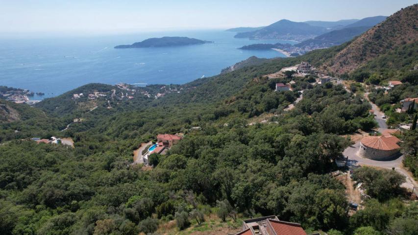 Kuljače, Budvanska Rivijera – Plac sa Panoramskim Pogledom na More 7727 m² za Izgradnju Luksuznih Vi