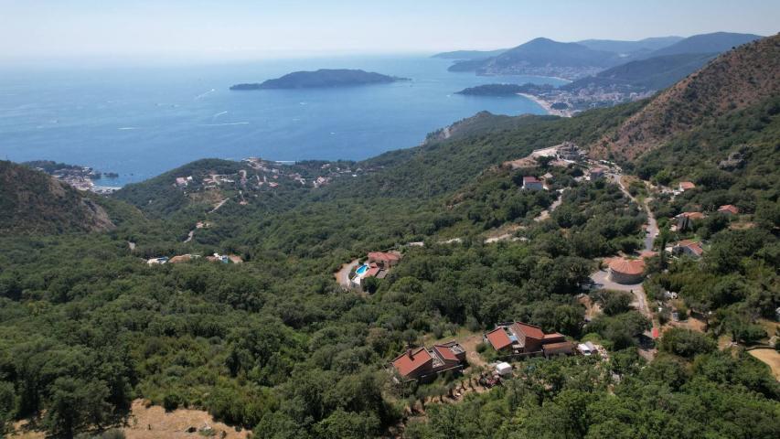 Kuljače, Budvanska Rivijera – Plac sa Panoramskim Pogledom na More 7727 m² za Izgradnju Luksuznih Vi