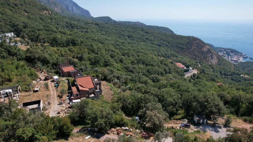 Kuljače, Budvanska Rivijera – Plac sa Panoramskim Pogledom na More 7727 m² za Izgradnju Luksuznih Vi