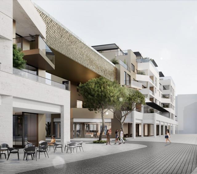 Jednosoban namesten stan u novom luksuznom stambenom kompleksu sa otvorenim bazenom, Tivat, Porto Mo