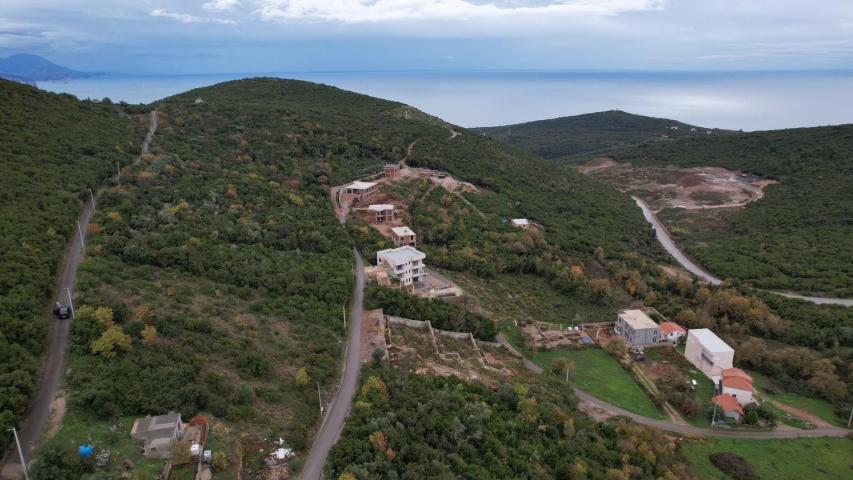 Urbanizovan plac 1460m² sa pogledom na more, Višnjevo, Kotor