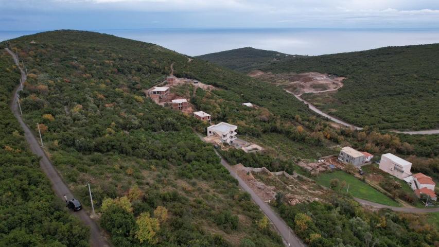 Urbanizovan plac 1460m² sa pogledom na more, Višnjevo, Kotor