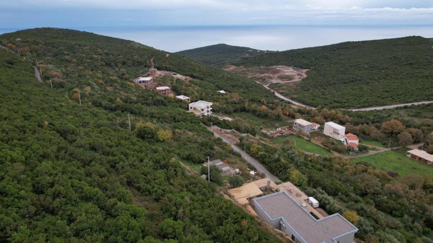 Urbanizovan plac 1460m² sa pogledom na more, Višnjevo, Kotor