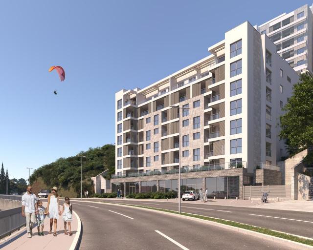 Trosoban stan 84m2 u novom luksuznom stambenom kompleksu u izgradnji u Bečićima, bez poreza, 200 met