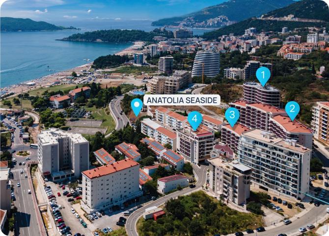 Dvosoban stan 92m2 u novom luksuznom stambenom kompleksu u izgradnji u Bečićima, bez poreza, 200 met