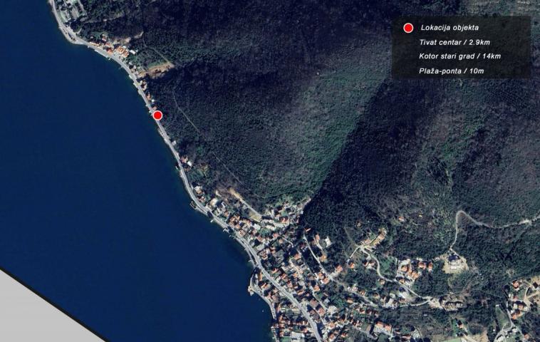 Jednosoban Stan 66m² u novom stambenom kompleksu na prvoj liniji mora – Donja Lastva, Tivat