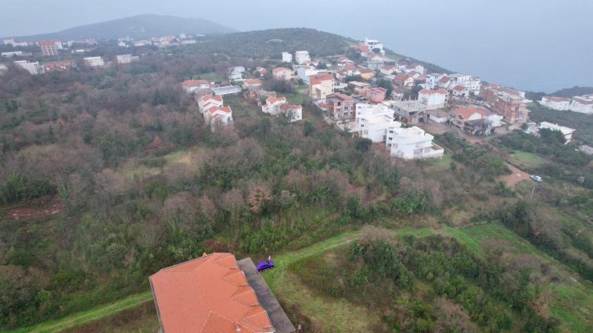 Urbanizovan plac 2500m2 sa pogledom na more- Krimovica, Kotor