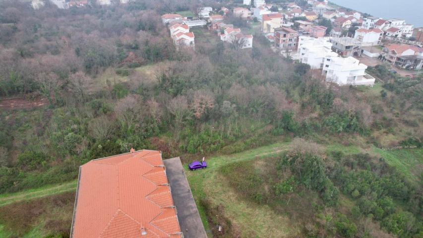 Urbanizovan plac 2500m2 sa pogledom na more- Krimovica, Kotor