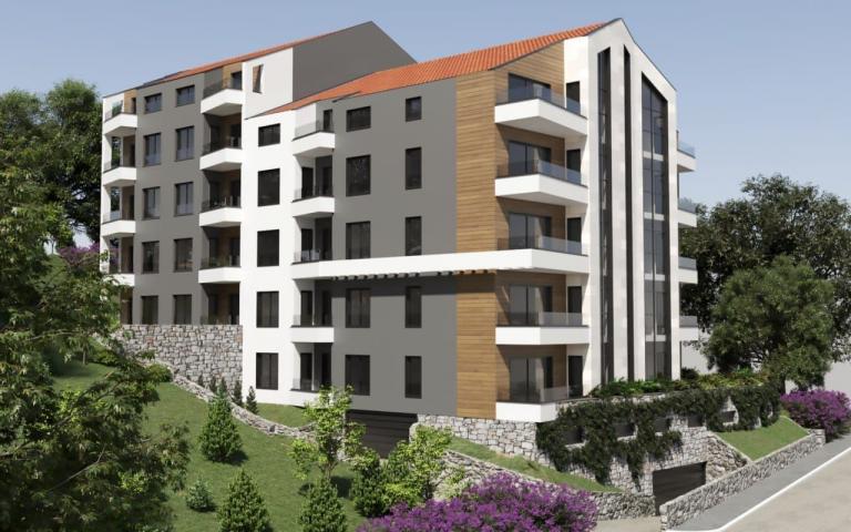 Jednosoban stan 48.48m2 u Novom Stambenom Kompleksu u izgradnji, Budva – Babin Do