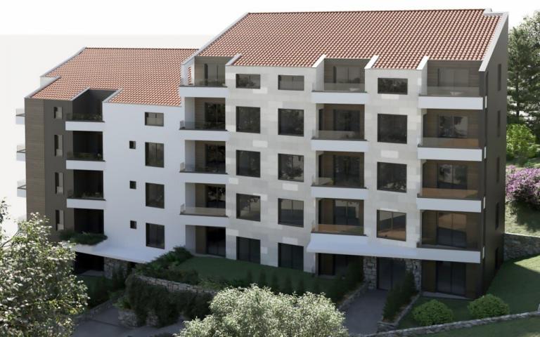 Jednosoban stan 48.48m2 u Novom Stambenom Kompleksu u izgradnji, Budva – Babin Do