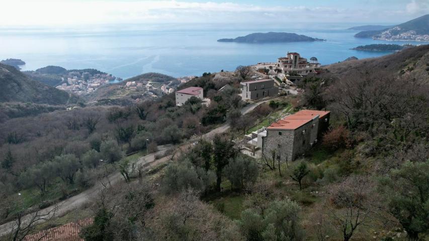 Urbanizovan plac 1118m2 sa pogledom na more-Kuljace, Budva