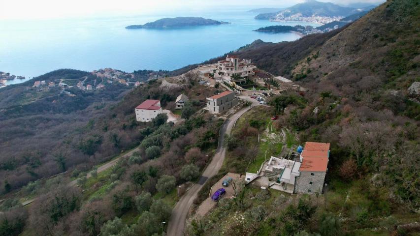 Urbanizovan plac 1118m2 sa pogledom na more-Kuljace, Budva