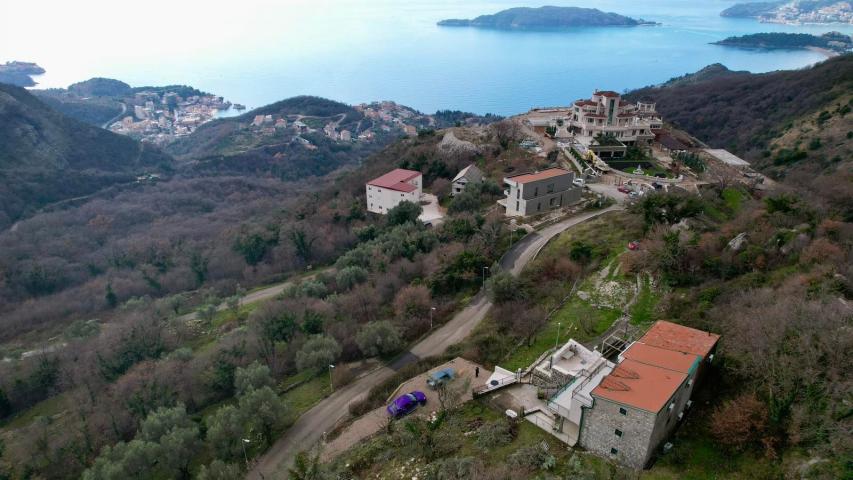 Urbanizovan plac 1118m2 sa pogledom na more-Kuljace, Budva