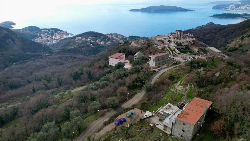 Urbanizovan plac 1118m2 sa pogledom na more-Kuljace, Budva