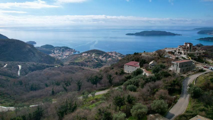 Urbanizovan plac 1118m2 sa pogledom na more-Kuljace, Budva