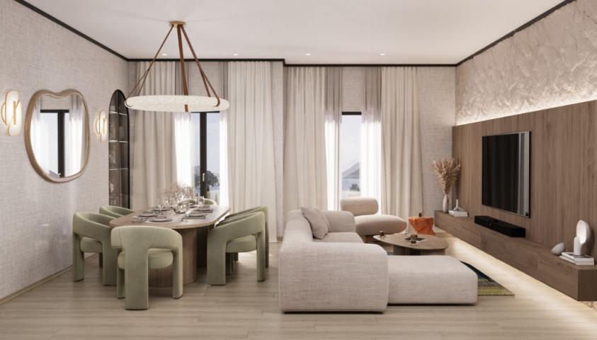 Dvosoban stan 70.86 m² sa dodatnom galerijom u novom stambeno poslovnoj zgradi-Budva, Adok