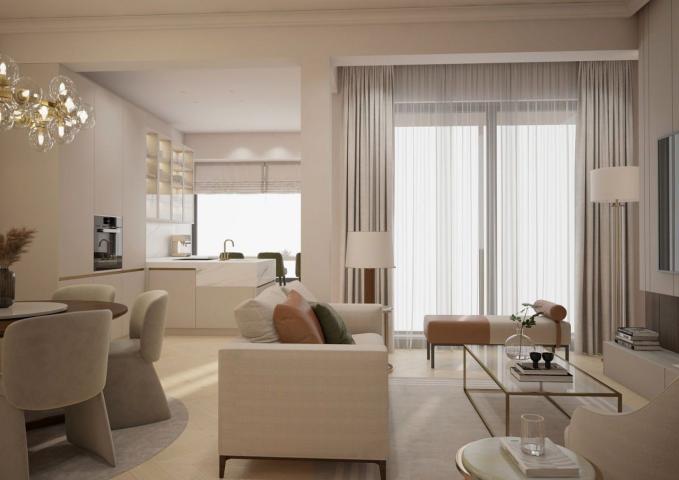 Trosoban stan 113m2 u novom kompleksu sa bazenom, SPA i pogledom na more - BECICI