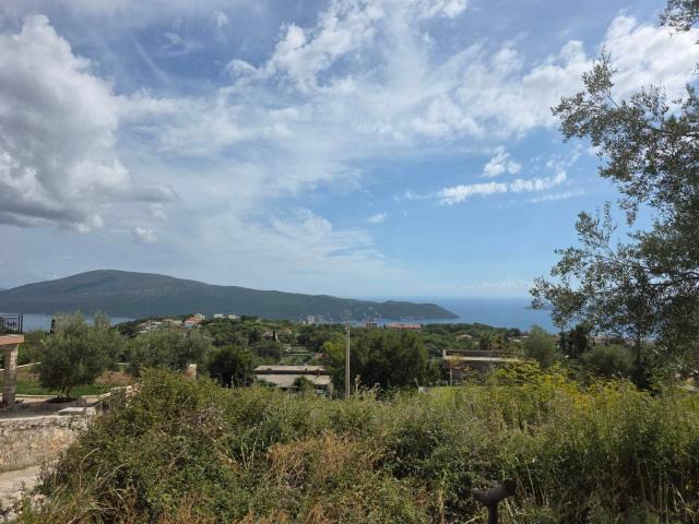 Urbanizovan plac sa trajnim pogledom na more – 1.058 m², Podi, Herceg Novi